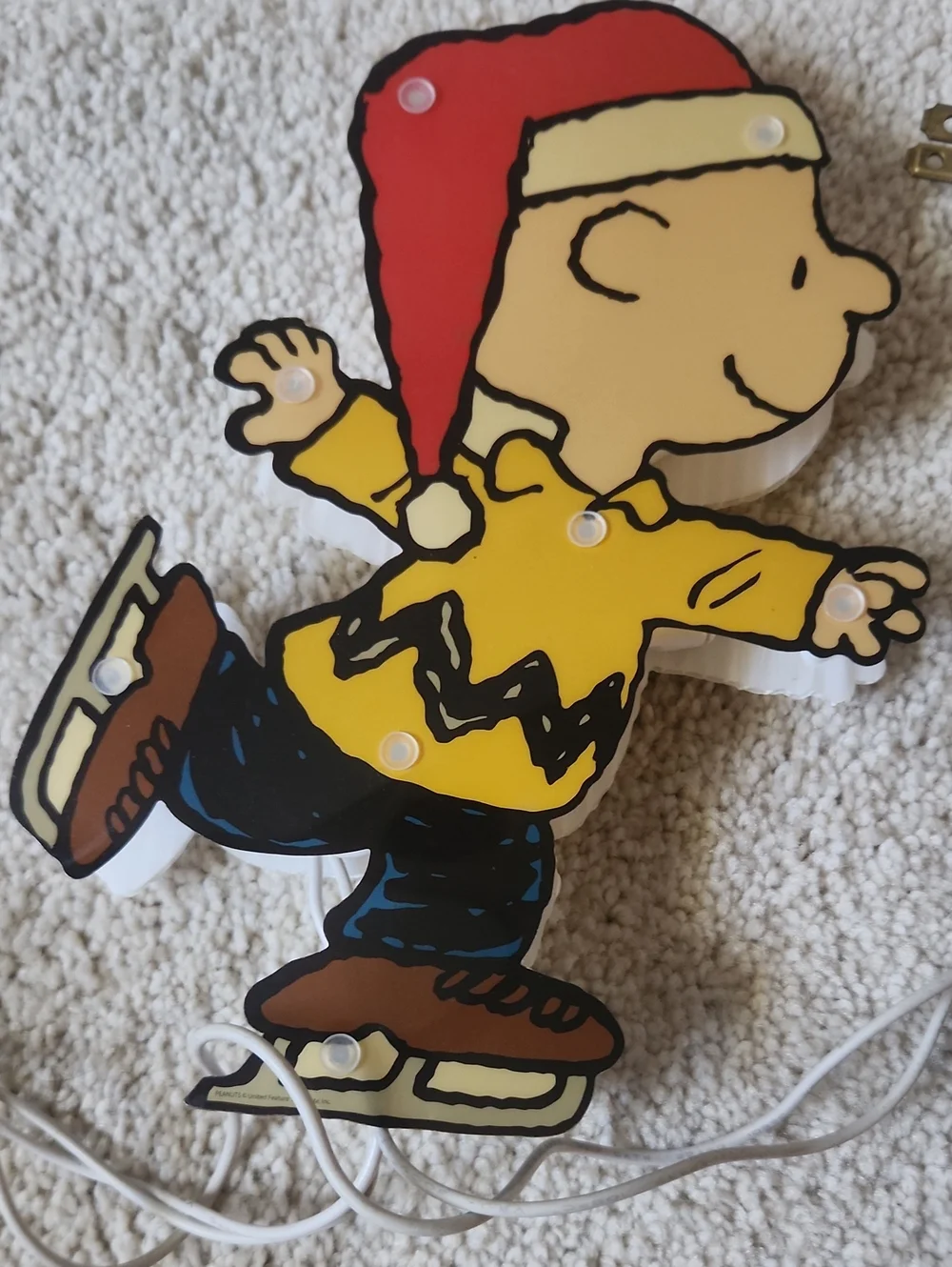 Peanuts Christmas Holiday Pathway Lights No Stakes